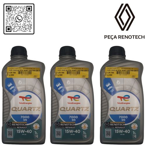 RN 176462-K3 193483 OLEO 15W40 SN TOTAL QUARTZ 5000_7000 SEMI SINTETICO 1L -1-